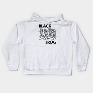 Black Frog - Punk Froggie Tribute Kids Hoodie